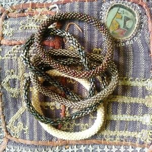 6 for $25! Bundle Woven Seed Bead Bracelets